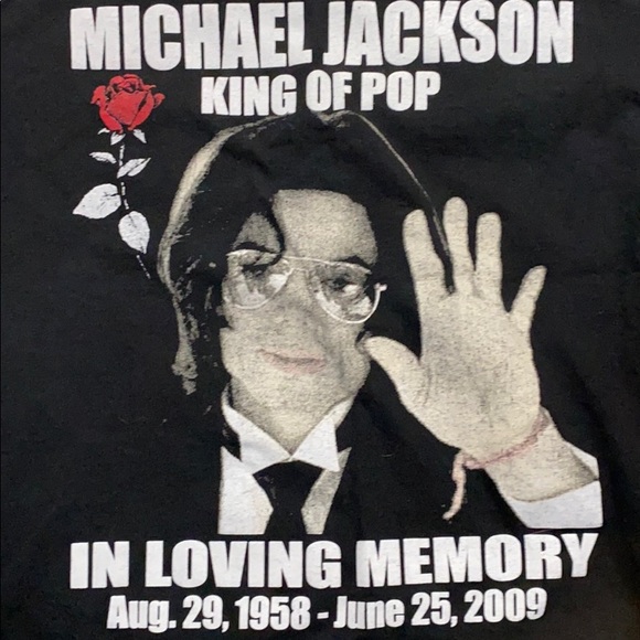 ‼️SOLD‼️Michael Jackson memorial baby tee - Picture 2 of 3